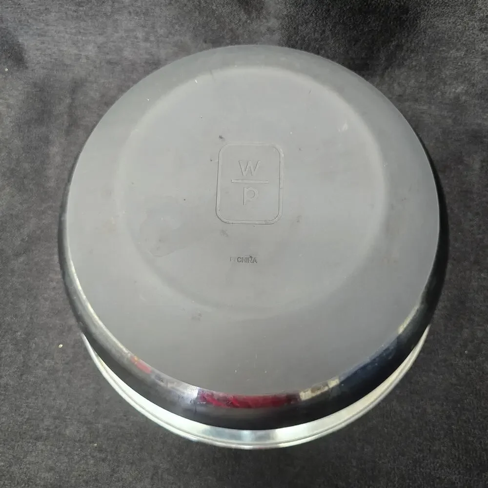 WP Heavy Duty Stainless Steel 6 Quart Mixing Bowl Rubber Bottom